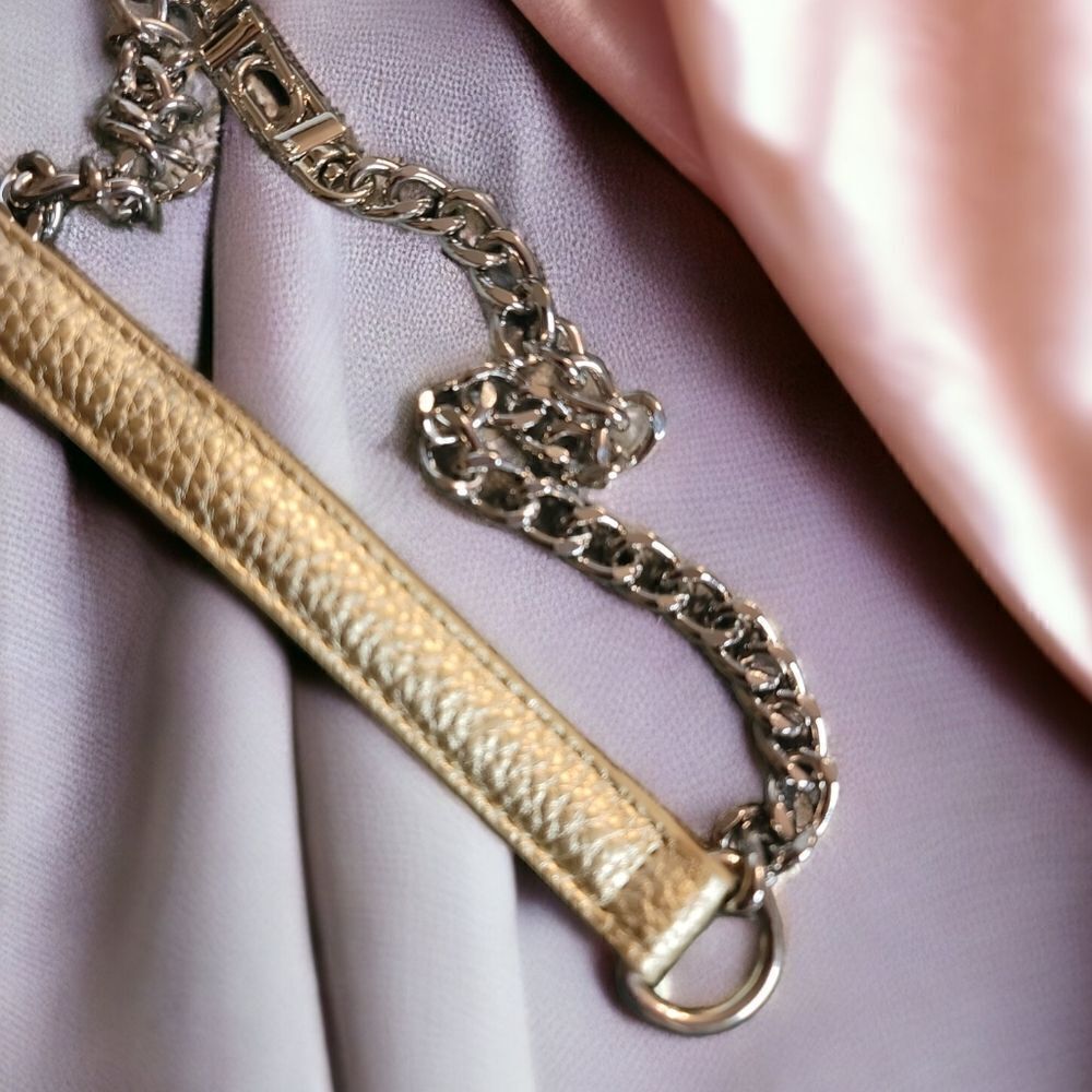 Elegant Gold Chain Strap Women's Bag